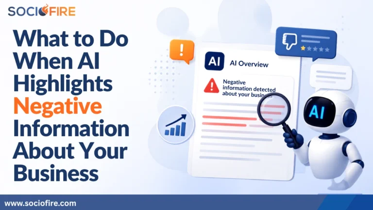 What to Do When AI Highlights Negative Information About Your Business